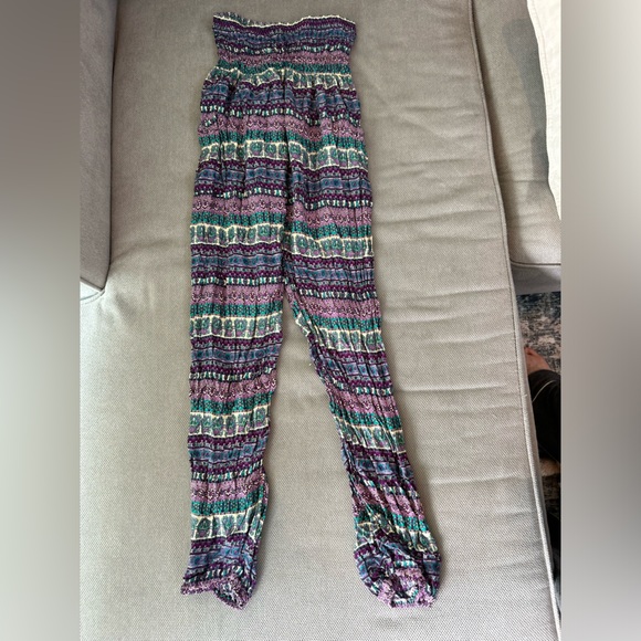 Multicolor Patterned Pants - Picture 2 of 2